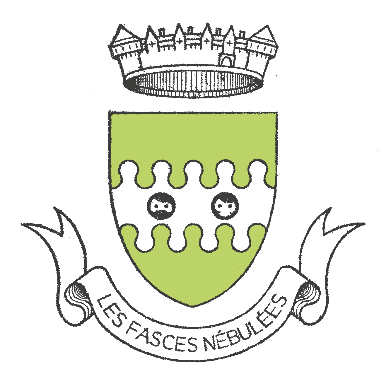 Logo ou blason du studio graphique des Fasces Nébulées